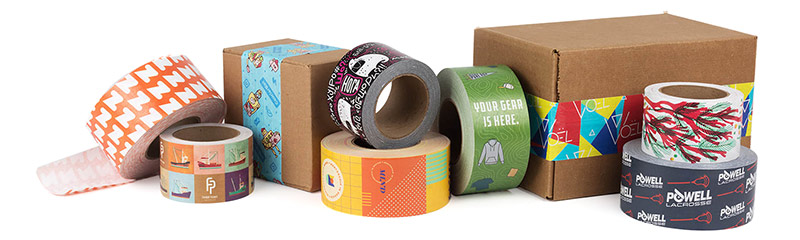 Four Color Bleed Water Activated Paper Tape