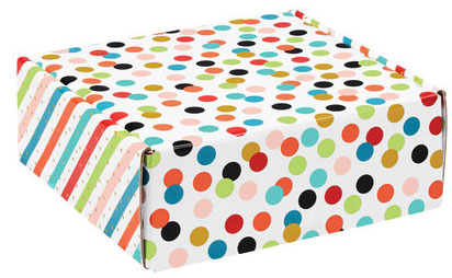 Dots &  Stripes Mailers Corrugated Mailer Boxes