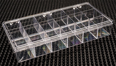 Rigid Clear Hinged Partition Boxes