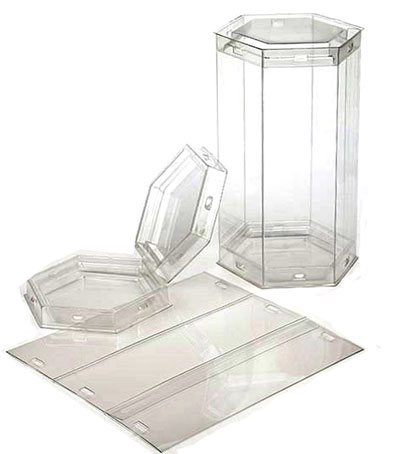 FDA Approved Clear Hexagon Tube