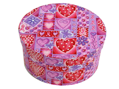 Breast Cancer Awareness Fabric Boxes