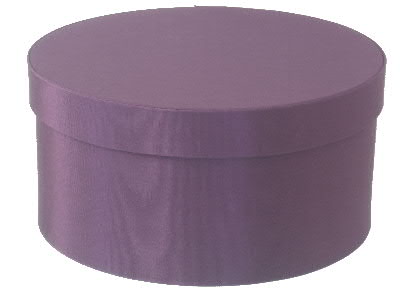 Amethyst Round Fabric Boxes