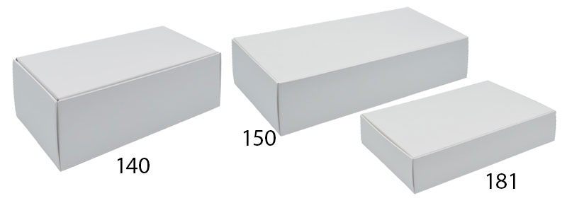 Taffy-Brittle-Pretzel 1piece White Folding Boxes