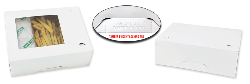 Tamper Evident Take-out Boxes