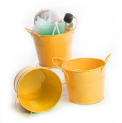 5 inch Goldenrod Side Handle Pail