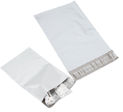 White Poly Self Seal Mailers