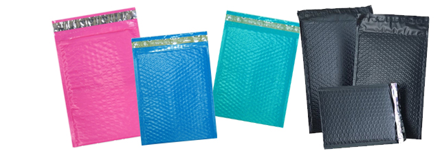 Economy Color Bubble Self Seal Mailers
