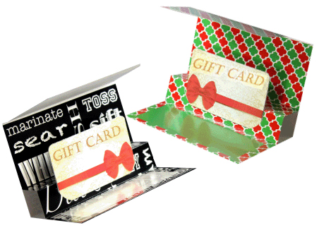 Flip Gift Card Folder