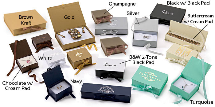 Deluxe Ribbon Jewelry Boxes
