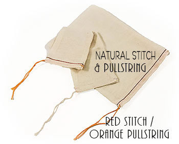 Mill Cloth Drawstring Parts and Gift Bags