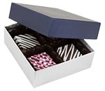 Saphire & Silver Silk 2-Tone Candy Box