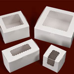 Ohio Valley White Window Cupcake Boxes