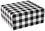 Black & White Plaid Corrugated Mailer Boxes