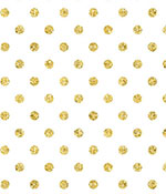 Gold Dots On White