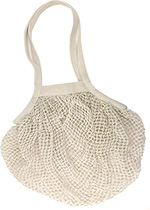 Natural Cotton Netted Shopper