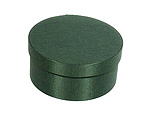 Forest green Oval Fabric Boxes