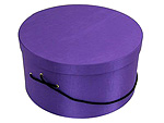 Dark Purple Hat Boxes
