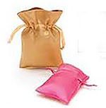 Satin Pouch With Satin Drawstring