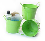  5 inch Lime Painted Side Handle Pail
