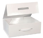 Magnetic Handle Gloss White Folio Boxes