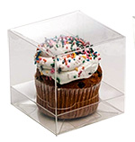 Clear Single Cupcake Box Set