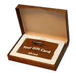 Flip-Box Gift Card Boxes - Plastic Insert
