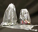 1 1/2 mil Polypropylene Double Drawstring Bags