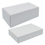 Taffy-Brittle-Pretzel 1piece White Folding Boxes