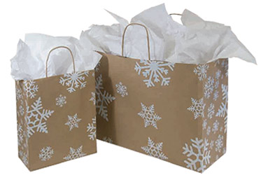 Snow Days Designed Paper Shopping Bags