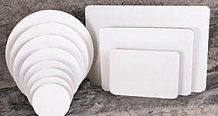 White Grease Resistant Cake and Pizza Pads