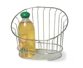 Chrome Wire Wall Basket